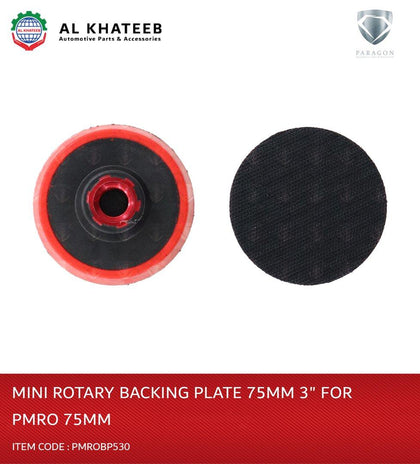 Paragon Car Polisher Mini Rotary Backing Plate Pad Suit 75Mm 3
