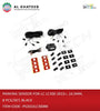 PARKING SENSOR FOR LC LC300 2022+, 16.5MM, 8 PCS/SET, BLACK
