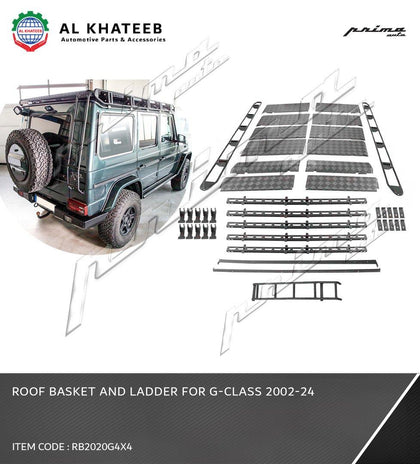 ROOF BASKET AND LADDER FOR G-CLASS