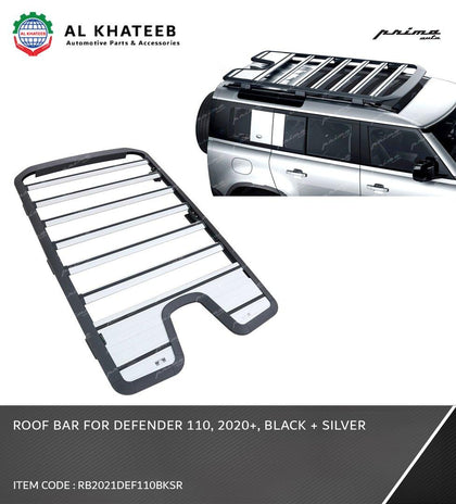 ROOF BASKET FOR LR-DEFENDER 110 4D 2020 BLACK-SILVER