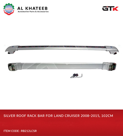 Silver Roof Rack Bar For Land Cruiser 2008-2015, 102Cm