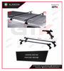 Universal Car Roof Rack Cross Bar With Bracket Clip, Black 145Cm