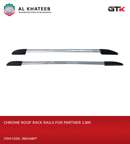 Chrome Roof Rack Rails For Partner 1.8M