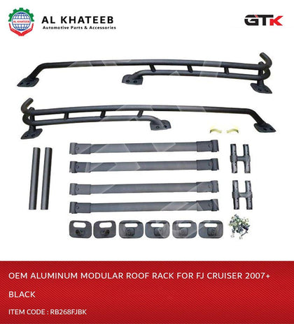 OEM Aluminum Modular Roof Rack For FJ Cruiser 2007+ Black