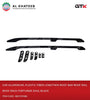 GTK Car Aluminium, Plastic Fiber Lengthen Roof Bar Roof Rail Roof Rack Fortuner 2010, Black