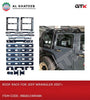 Wrangler JK GTK Roof Rack 4 Doors Luggage Basket with 2 Side Ladders 2007+, Black