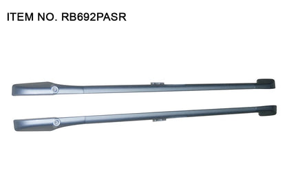 GTK 2Pcs Roof Racks Rail Side Fits For Patrol 2010-2015, Silver