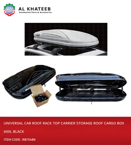 Universal Car Roof Rack Top Carrier Storage Roof Cargo Box 450L Black