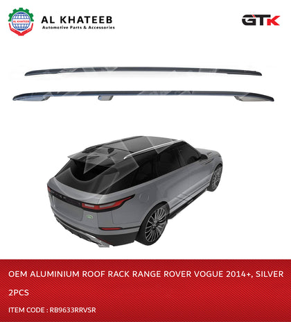 OEM Aluminium Roof Rack Vogue 2014+, Silver 2Pcs