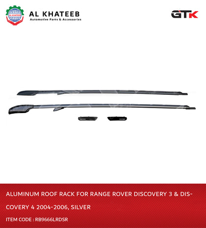 GTK Aluminum Roof Rack For Range Rover Discovery 3 & Discovery 4 2004-2006, Silver