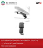 Gutter Mount Bracker Medium Size 2PCS S/S 
