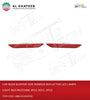 AutoTech Car Rear Bumper Side Marker Reflector LED Lamps Light Red Mustang 2015-2017, 2Pcs