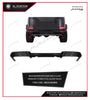 Prima Car Rear Diffuser Bumper Lip G-Class G500/G63 Upgrade To Brabus Style Glossy Black