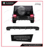 Prima Car Rear Diffuser Bumper Lip G-Class G500/G63 Upgrade To Brabus Style Glossy Black