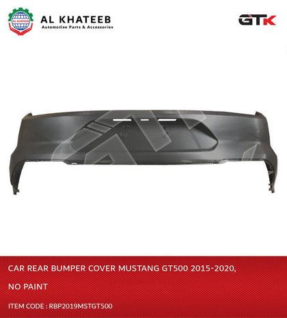 Car Rear Bumper Cover Gt500 2015-2020, No Paint