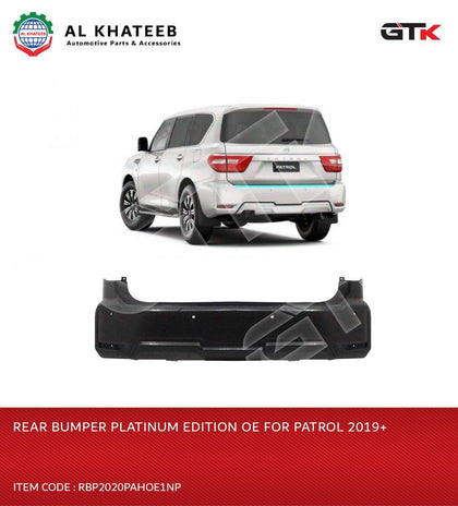 REAR BUMPER PLATINUM EDITION OE FOR PATROL 2019+