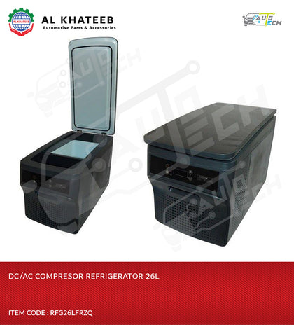 DC/AC COMPRESOR REFRIGERATOR 26L