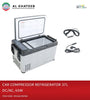AutoTech Portable Car Compressor Refrigerator 37L 12/24V Dc 45W For Outdoor, Vehicles, Camping, Travel