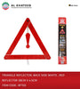 Triangle Reflector Back Side White Red Reflector 38CM X 4.5CM