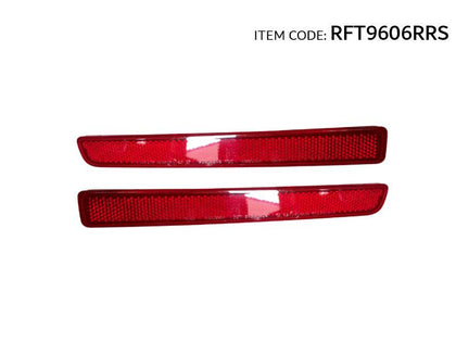 AutoTech Range Rover Sport Car Rear Bumper Lamp Reflector Left & Right 2Pcs Red