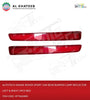 AutoTech Range Rover Sport Car Rear Bumper Lamp Reflector Left & Right 2Pcs Red