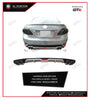 Universal Rear Diffuser For Corolla Black&Silver