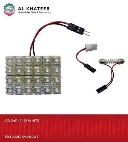 LED 24P (4*6) WHITE