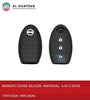 REMOTE COVER SILICON  MATERIAL  4 NI 3 KEYS