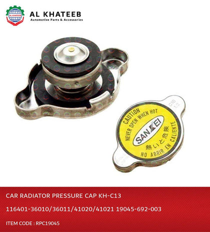 CAR RADIATOR PRESSURE CAP KH-C13  116401-36010/36011/41020/41021 19045-692-003