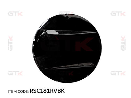 GTK Spare Tire Cover RAV4 2001-2005 265/75/R15 Size, Black, ABS