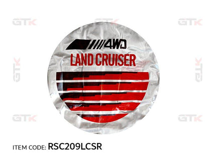 GTK PVC Spare Tire Cover Land Cruiser 215/70/R16 Size, 4Wd Design