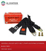 Universal Car Seat Safety Belt 2 Points Adjustable Extension, Black,1 Pack