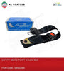 Universal Car Seat Safety Belt 2 Points Adjustable Extension, Nylon Black,1 Pack