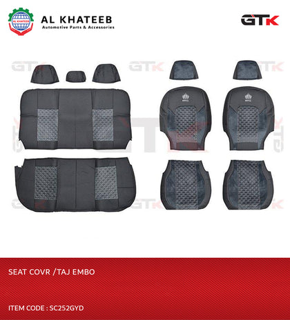 SEAT COVR /TAJ EMBO-SC252GYD