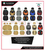 PVC Seat Cover , 11pcs/set ,BK+BGD+BK THREAD