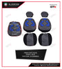 Seat Cover Prince Jersey Jaquard 11PC