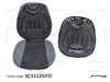 Prima Auto Universal Car Seat Cover PVC Leather Prince Queen Jacquard, 11Pcs, 5 Seater, Gray 3112