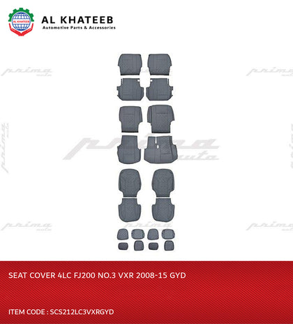 SEAT COVER 4LC FJ200 NO.3 VXR 2008-15 GYD