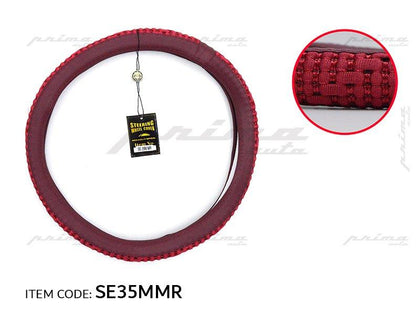 STEERING COVER HAND MADE ROUND BAG MAROON