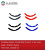 Steering Wheel Cover Drop Plastic 2 SEC Massage 2PCS/SET, Black