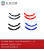 Steering Wheel Cover Drop Plastic 2SEC Massage 2PCS/SET Blue