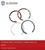 Steering Wheel Cover Big C Carbon Fiber 1PC White
