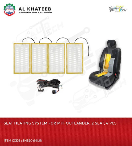 SEAT HEATING SYSTEM FOR MIT-OUTLANDER, 2 SEAT, 4 PCS