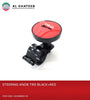 Universal Car Steering Wheel Handle Grip Spinner Control Knob Trd Style, Black+Red