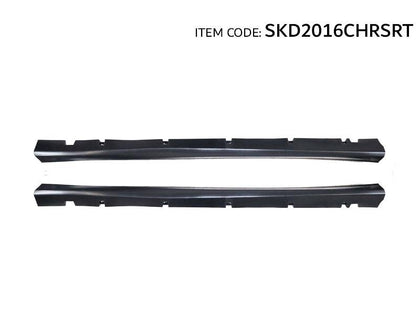 GTK Car Lower Rocker Splitter Side Skirts Extensions Charger Srt 2015+ 2Pcs/Set Black