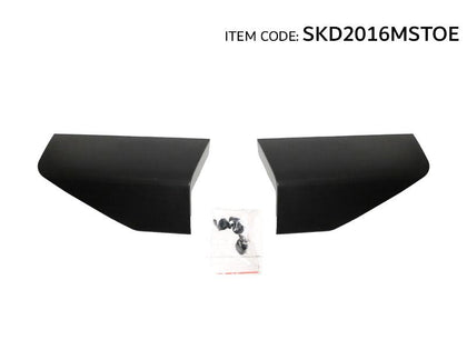 GTK Car Side Skirt Rocker Panel Winglet Splitters Mustang 2015-2020 2Pcs/Set Black