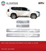 Car Side Skirt Door Body Moulding Cladding Trim Decoration Prado FJ150 2008-2013, 4PCS/Set Silver