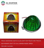 Al Khateeb Truck Cab Round Lights 16 LED Light For Trucks And Trailer Side Marker Light 12V-24V, Chrome Frame, Green