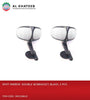 Universal Cars Spot Mirror Double Sided With Brackets, Black 2PCS