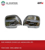 Car Door Mirror Cover With LED Driver & Passenger Side Noah 1996, 2Pcs/Set, Chrome ABS
